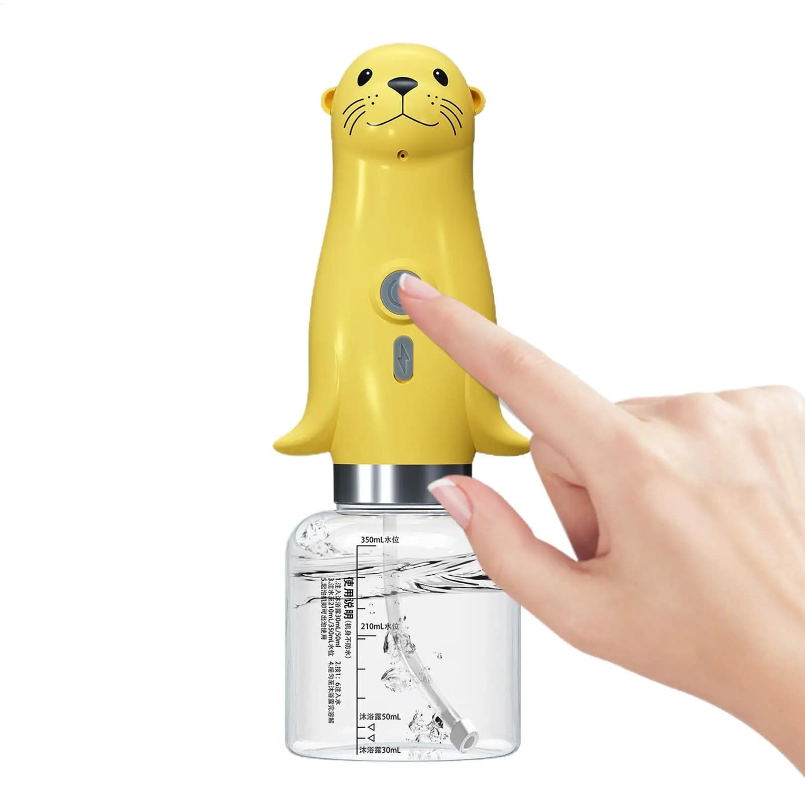 Dog Shampoo Foamer 350ml Portable Rechargeable Automatic Pet Supplies Foaming Dog Shampoo Sprayer For Puppy Kitten Shower