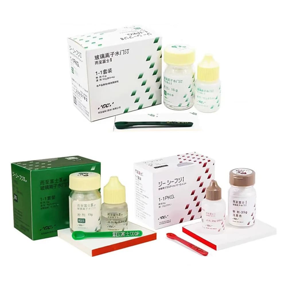 Pro Glass Ionomer Cemento dentale Giappone Fuji GC Vetro ionizzato Agente legante Denti Corona Restauro Impiallacciature in ceramica Resina adesiva