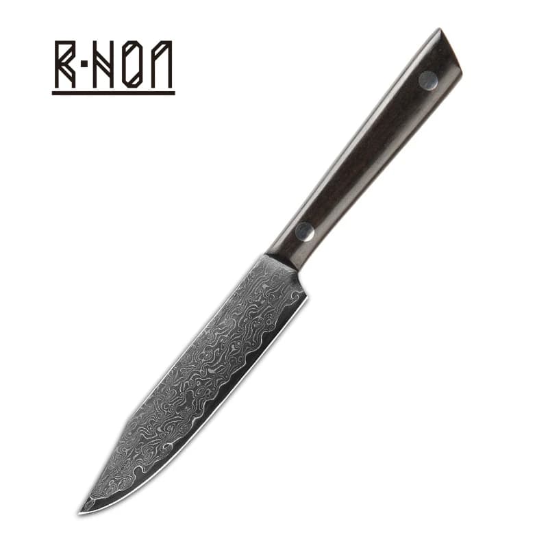 RHON 4.7 pollici 67 strati VG10 acciaio di Damasco coltello multiuso cucina di casa piccolo versatile taglio di verdure frutta pelapatate coltelli