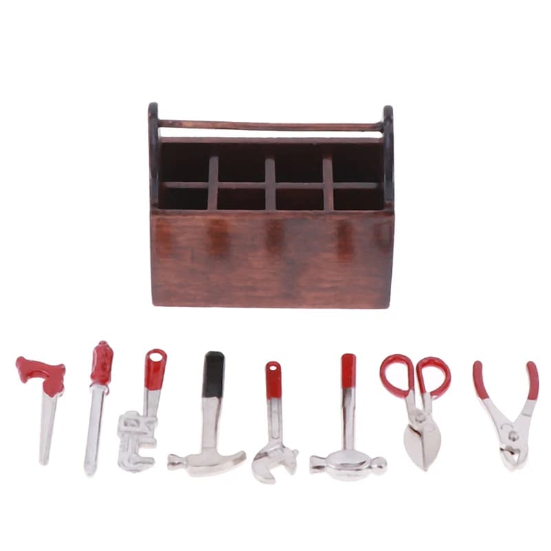 Special Offer: 1:12 Miniature Tools Set for Doll House, Handmade Accessories