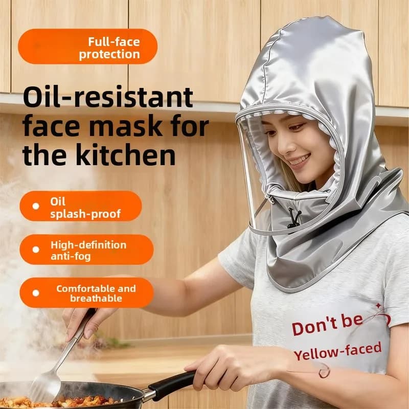 Women's Anti-frillary Protective Hood, Women's Integrated Scarf Anti-dust and Anti-sprust for Padella