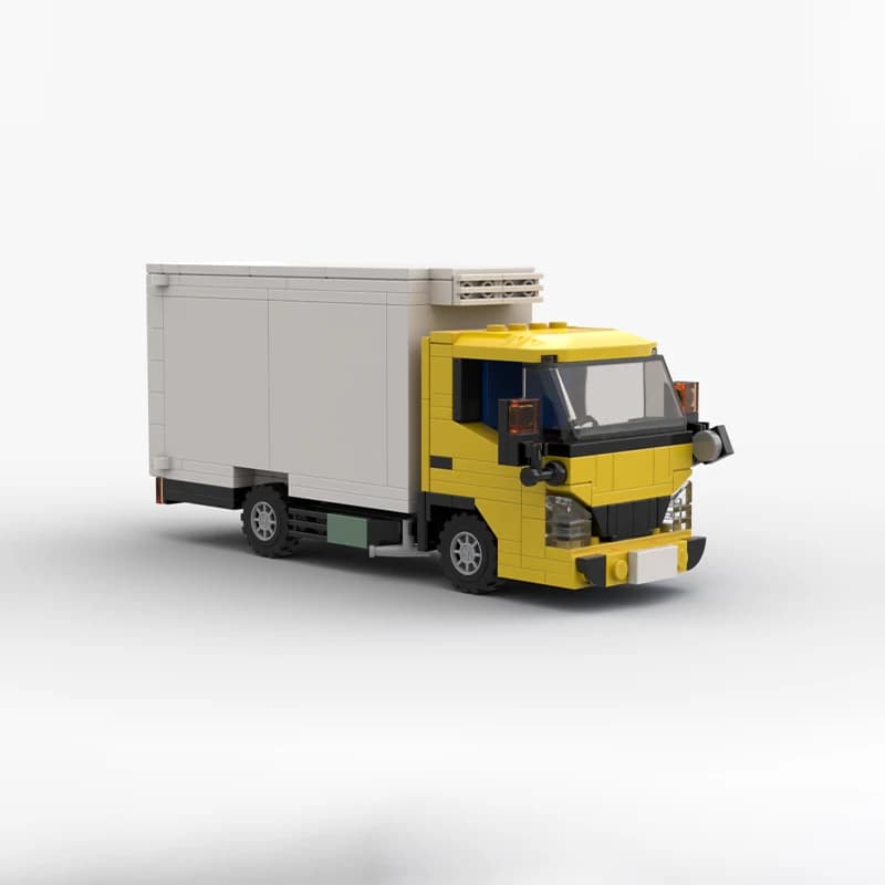 249pcs MOC Mitsubishisss Fuso Canter FE 71 L City Traffic Model Building Blocks Christmas Gift Toys Construction Collection