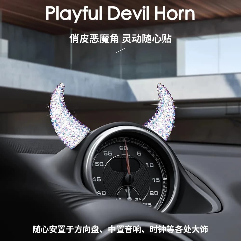 Universal Car Stickers Bling Dashboard Central Clock Cover compass Strass Stopwatch Decorative Wall decal for Porsche BMW Audi