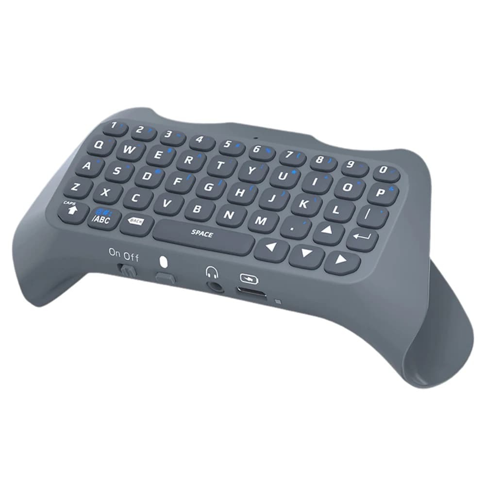 Tastiera per gaming compatibile con Bluetooth 3.0 Controller wireless da 3,5 mm Chat Pad Altoparlante integrato per controller gamepad