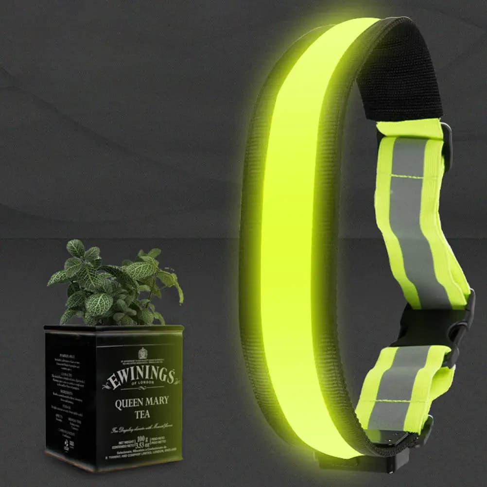 LED Reflective Running Belt Rechargeable Adjustable Premium Material 360 Degree Visibility Night Safety Belt for Outdoor