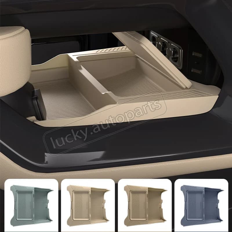 Per BYD Equation Leopard 5 Console centrale in silicone Scatola portaoggetti inferiore Pad Organizzatore nascosto Riordino Accessori per la modifica dell'auto