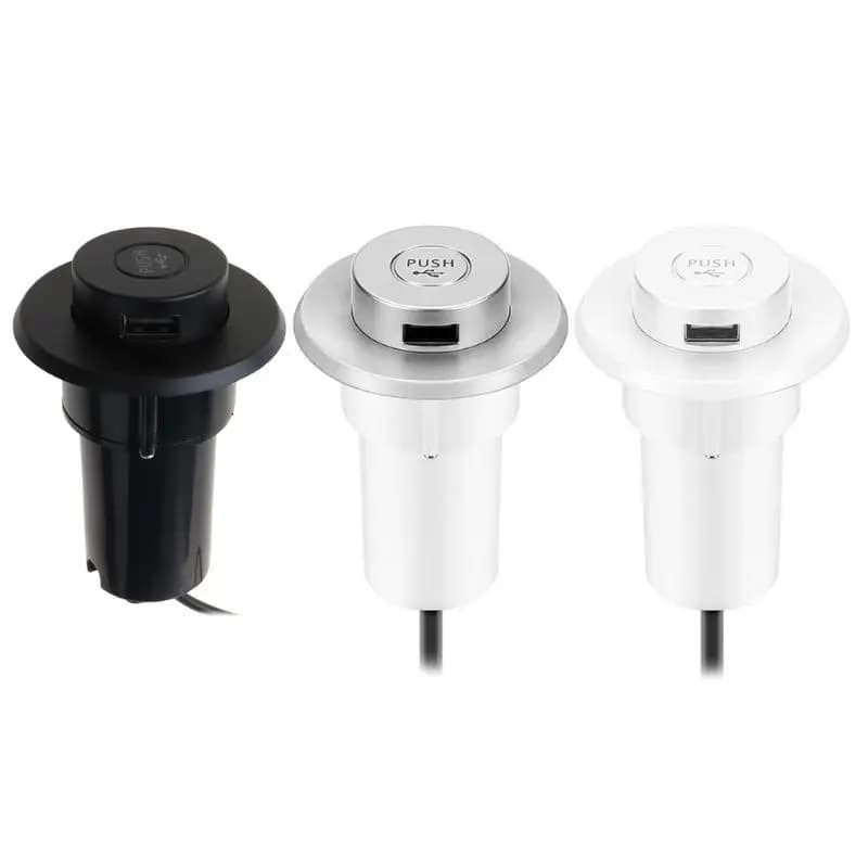 Adattatore hub estensione nascosto per sollevamento caricatore USB incorporato con da scrivania presa USB 31BA