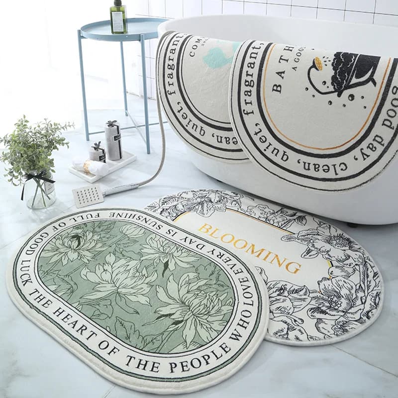 Tappetino da bagno antiscivolo Tappeti assorbenti Zerbino stile INS Tappetini da ingresso Balcone Portico Tappeti Soggiorno Bagno Alfombra