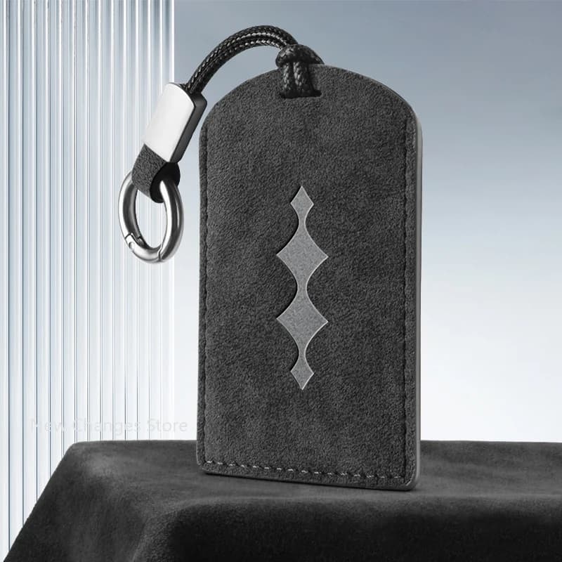 Per Byd Equation Leopard 8 Leopard 5 - Set di 7 chiavi in titanio con custodia protettiva per scheda NFC e fibbia, interno in pelle scamosciata importata, speciale