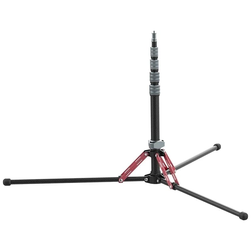 Ulanzi MT-49 1.9M Portable Treppiede Carbon Fiber Lighting Support for Photo Light LED Flash Softbox Travel Monopoly