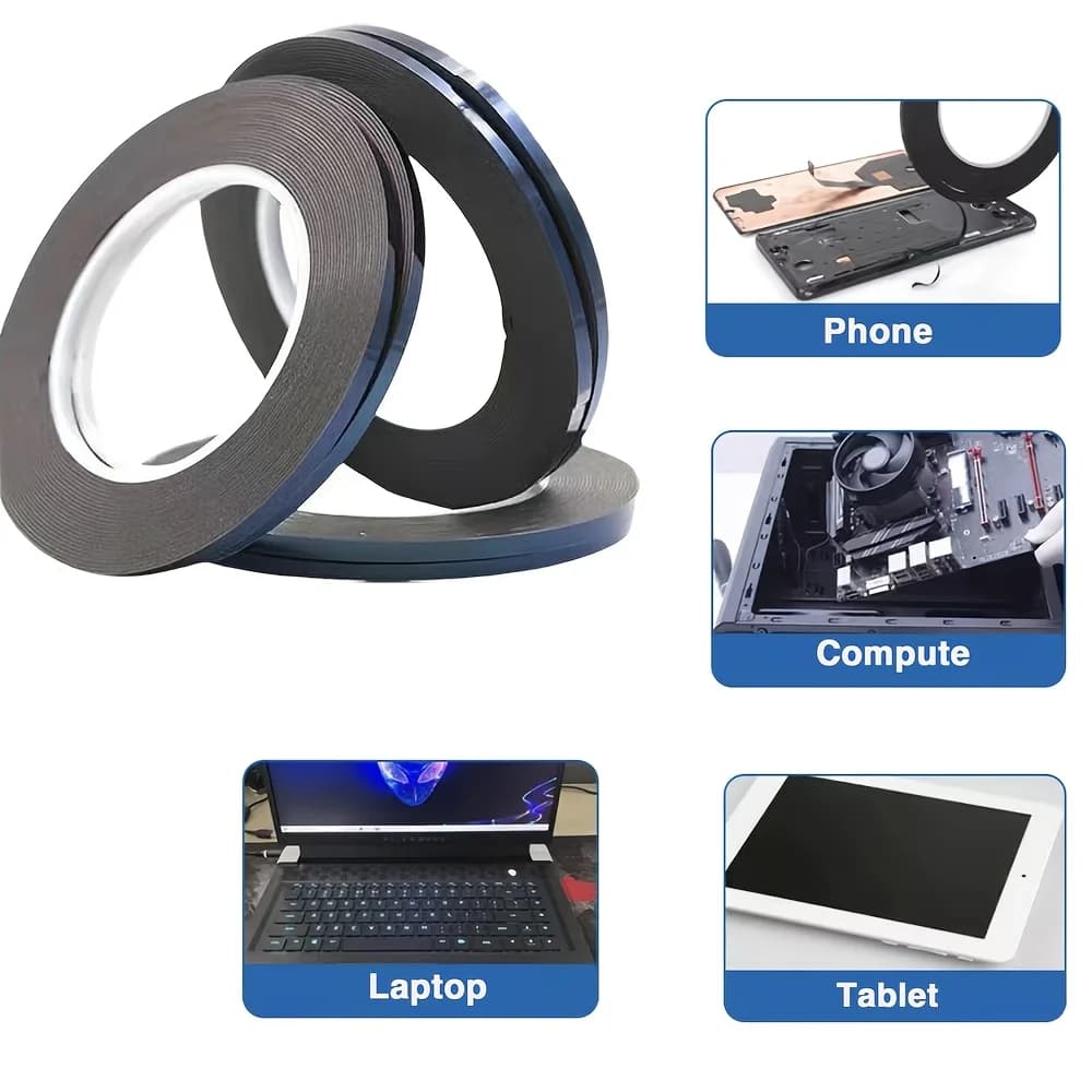 Nastro adesivo per riparazione schermi LCD da 3 mm per telefoni cellulari, iPad, tablet, laptop e fotocamere