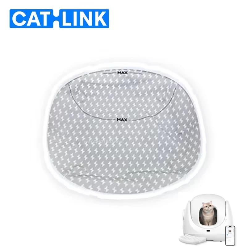 Accessori per lettiera per gatti intelligente CATLINK Bianco Piccolo WC automatico sostituibile Facile da pulire Antiaderente Nuova condizione