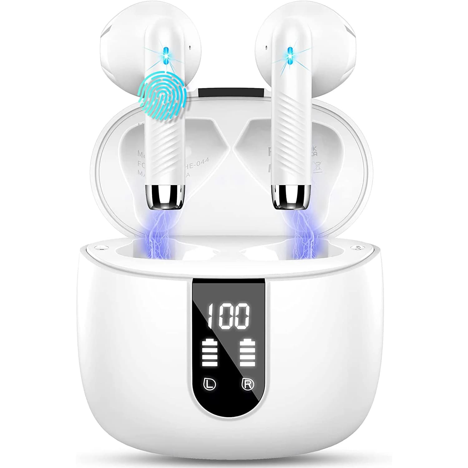 Cuffie impermeabili TWS Bluetooth5.3 per telefoni Auricolari intrauricolari wireless multicolori TWS con microfono portatile per ufficio da viaggio