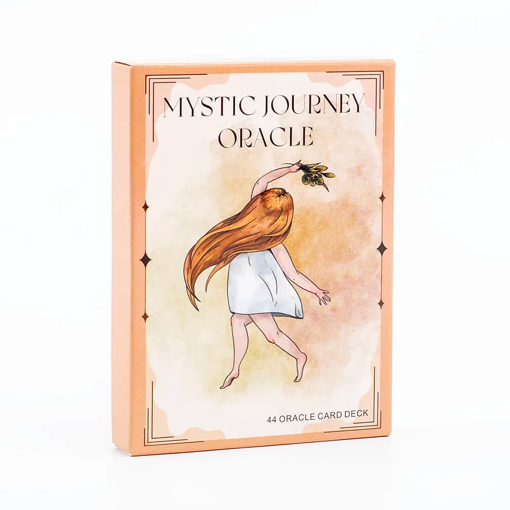 Mystic Journey Oracle Gioco da tavolo per divinazione spirituale 44 carte 10,3x7,3 cm Mazzo della fortuna mistica per la festa degli amici