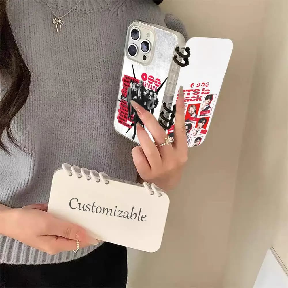 Bulletproof B-bts-BOYS Phone Case for Iphone 17 16 15 14 13 12 11 Pro Max Plus book Cover
