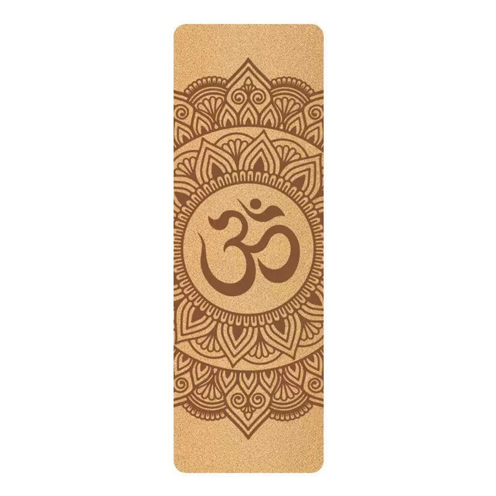 Yoga Mat in Ecological cork Anti-slip Thickness 6mm for Fitness and Pilates 72x23 Inches
