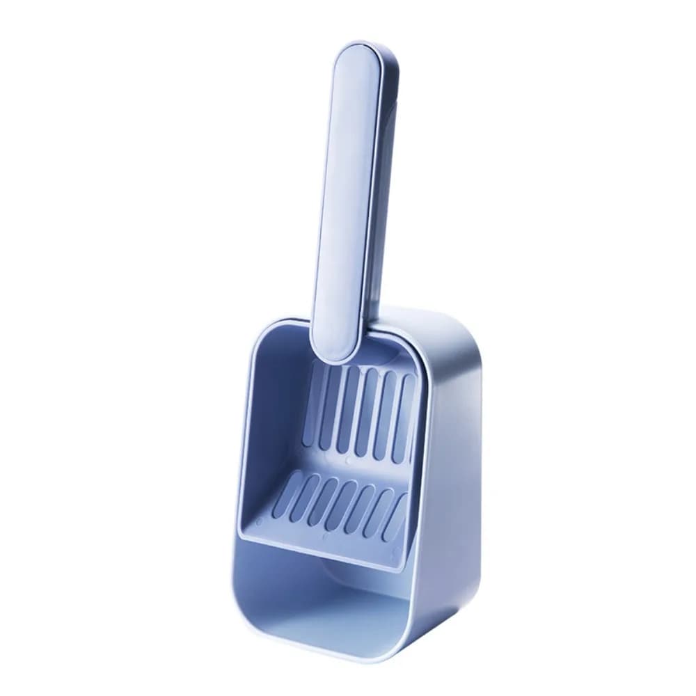 Portable Large Capacity Cat Litter Scoop Plastic with Storage Box Pet Poop Shovel Fine Sifting Pets Litter Shovel Pet Supplies