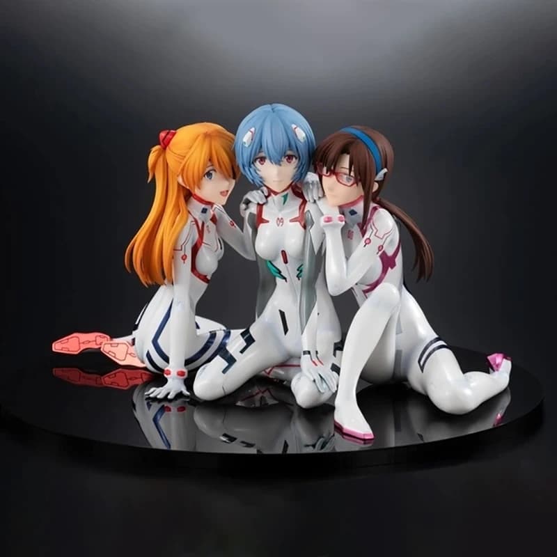 Anime EVA Ayanami Rei Action Figures NEON GENESIS EVANGELION Asuka Langley Soryu Makinami Figura PVC Ornamenti Modello Giocattoli Regali