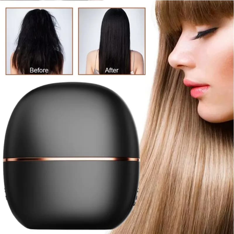 Wireless Smooth Brush 2 in 1, Portable Tool for Straightening and Straightening Hair, Styler Anti-Crespo