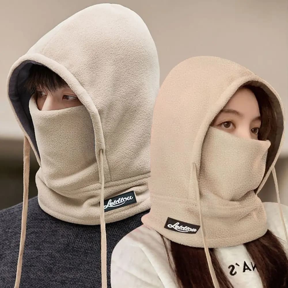 Fashion Keep Warm Balaclava Hat Cold Proof Windproof Neck Mask Hat Thickned 2-in-1 Warm Hat Winter Balaclava Hat