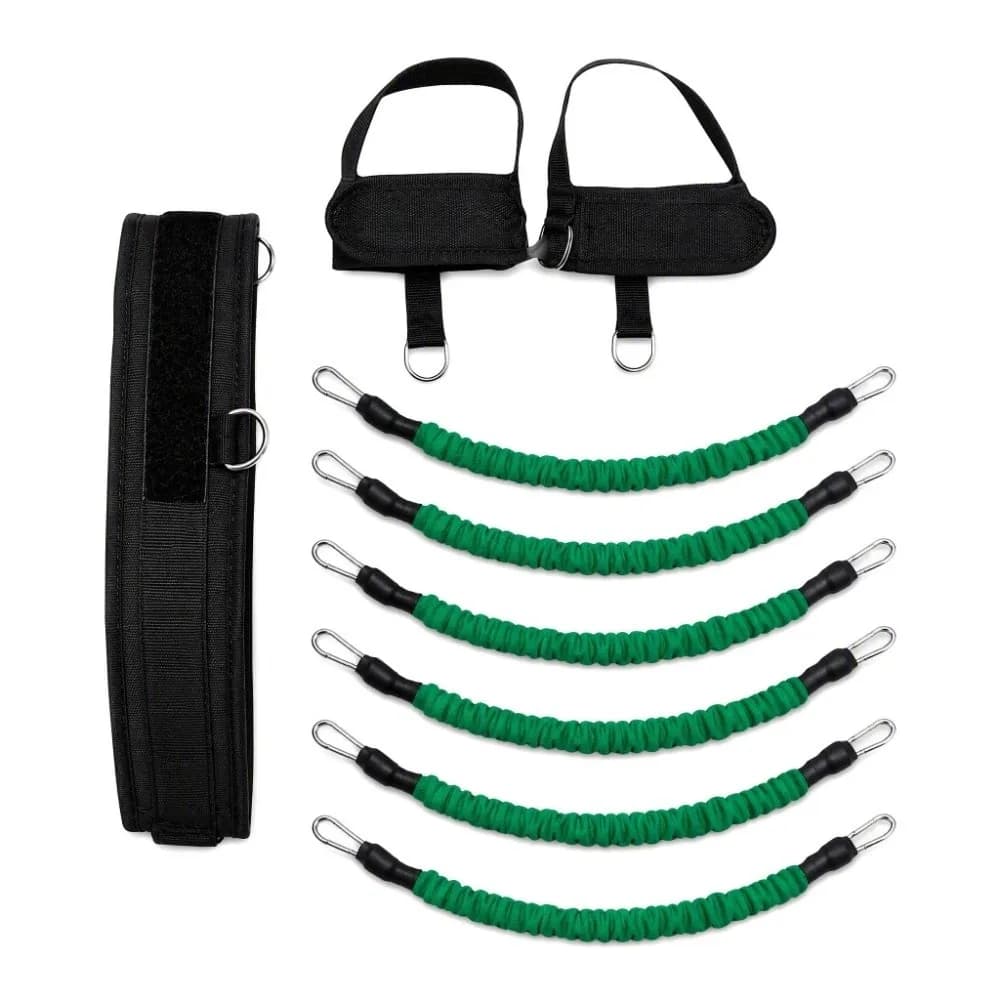 6pcs/10pcs Adjustable Resistance Vertical Jump Trainer High Elasticity Durable Fabric Jump Trainer Band Portable Design