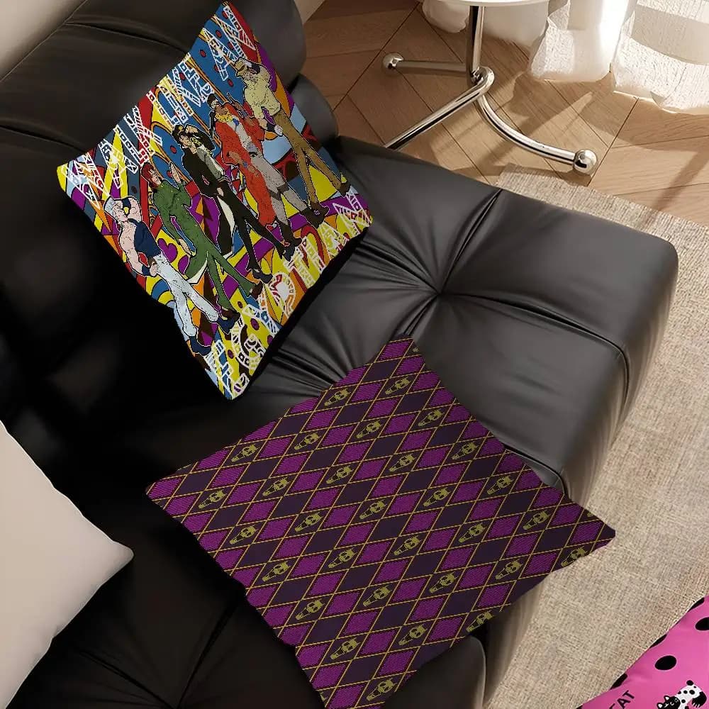 Anime JoJos Bizarre Adventure Pillowcase toon Gift Cushion Cover Bedroom Home Sofa Chair Seat Decor pillow case