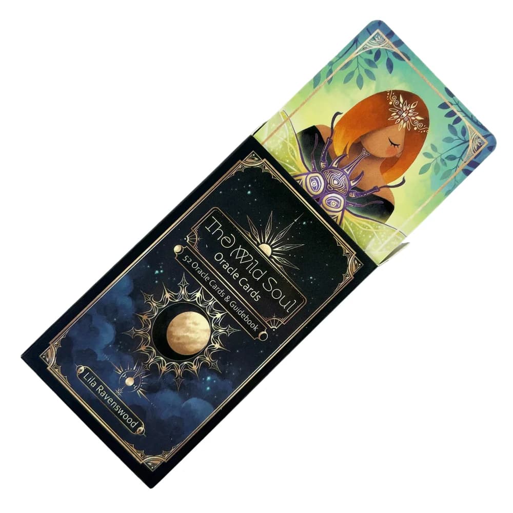 The Wild Soul Oracle Cards Deck, set di carte da tavolo per giochi di gruppo, per feste, precognizione e divinazione, set di tarocchi