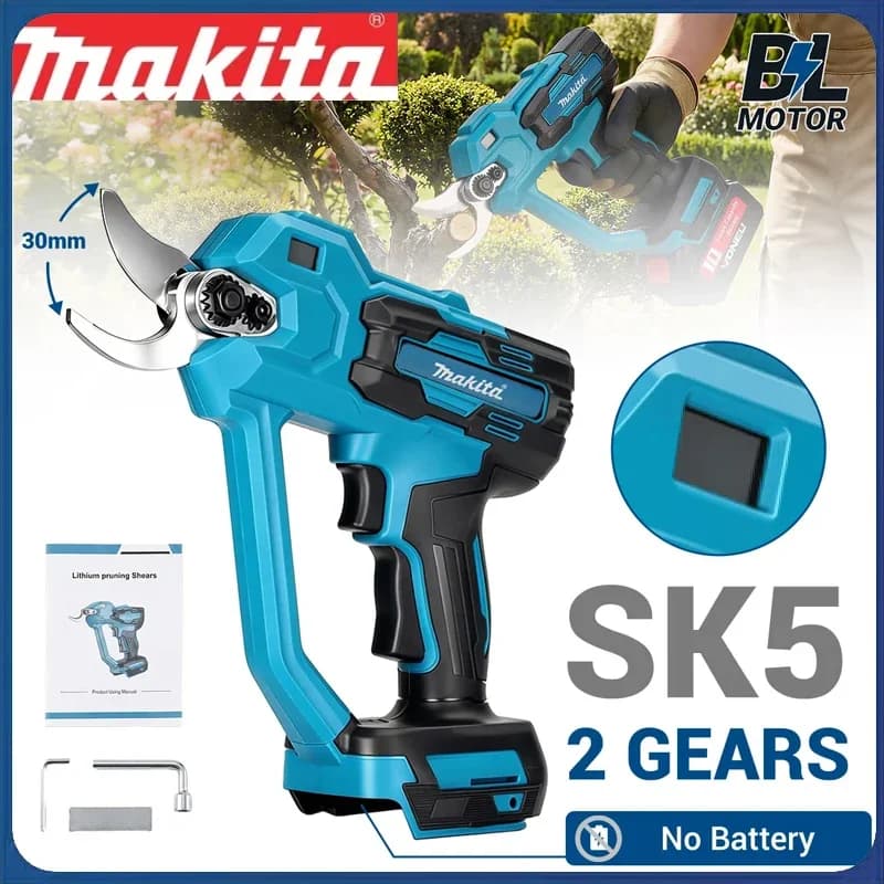 Makita 18V Battery Electric Scissors Without Brushes, 35mm Power Supplies, High Power Cordless Troncarami, Electric Tools
