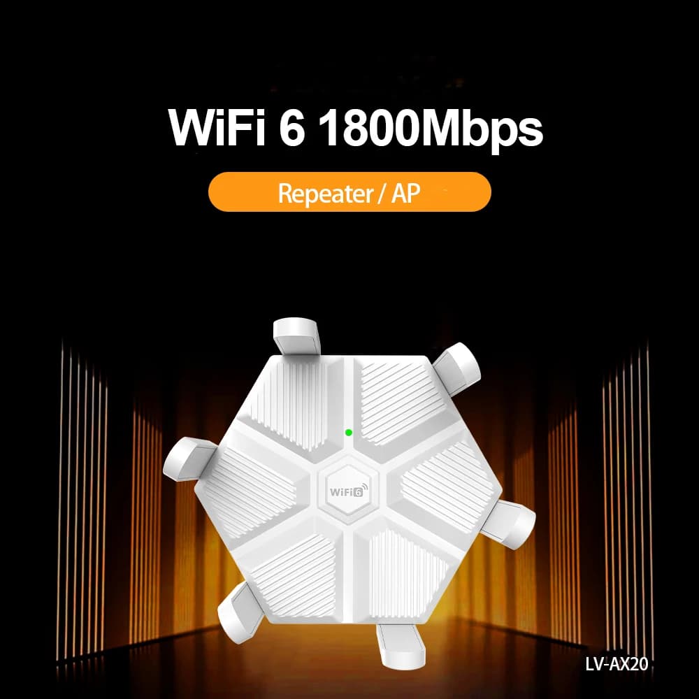PIX-LINK WiFi 6 5G/2.4G 1800M Ripetitore WiFi Dual Band Gigabit Wireless Range Extender Amplificatore di segnale Home Office AX20