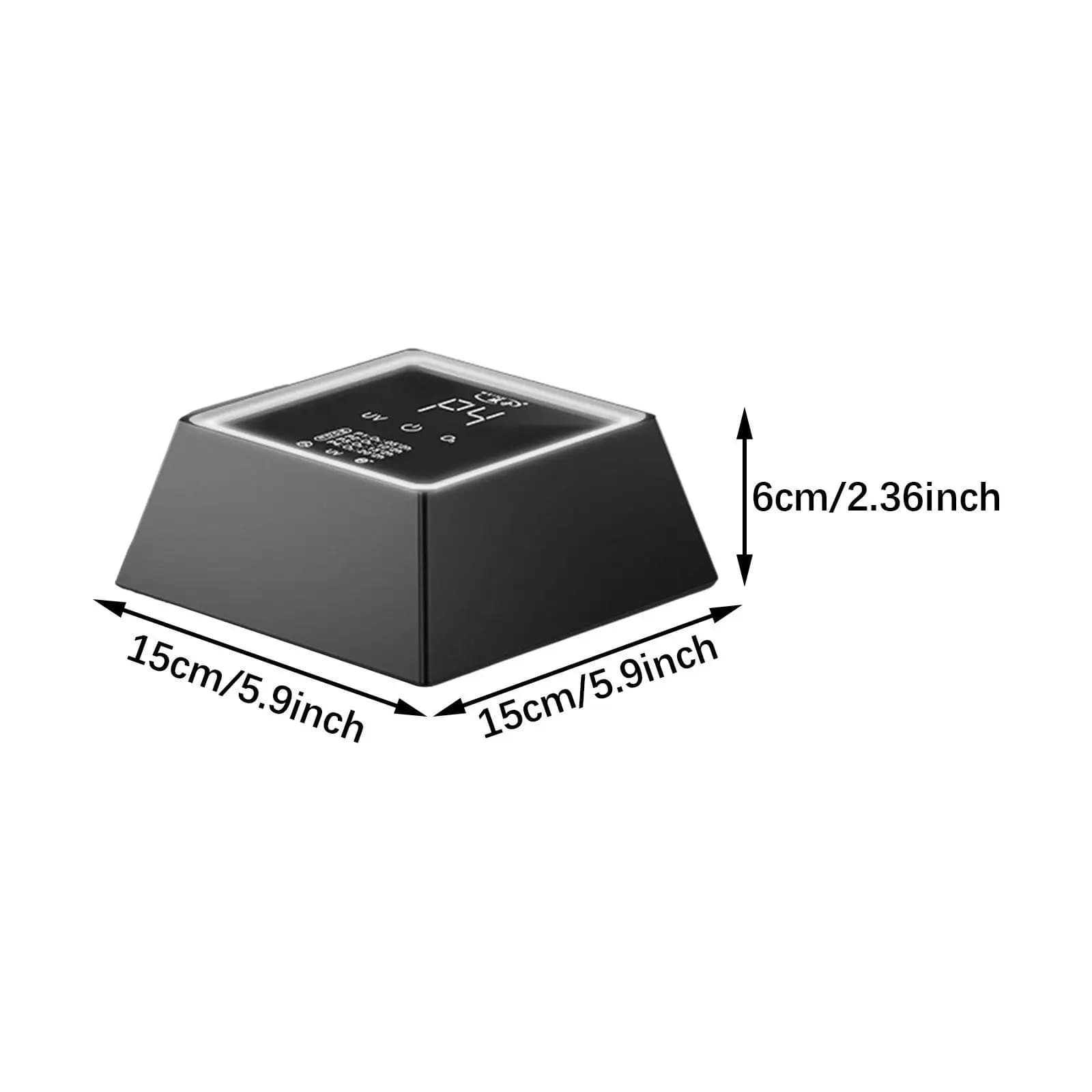 Purificatore d'aria per la pulizia dell'aria, piccolo dispositivo da tavolo ricaricabile tramite USB per la rimozione degli odori 4