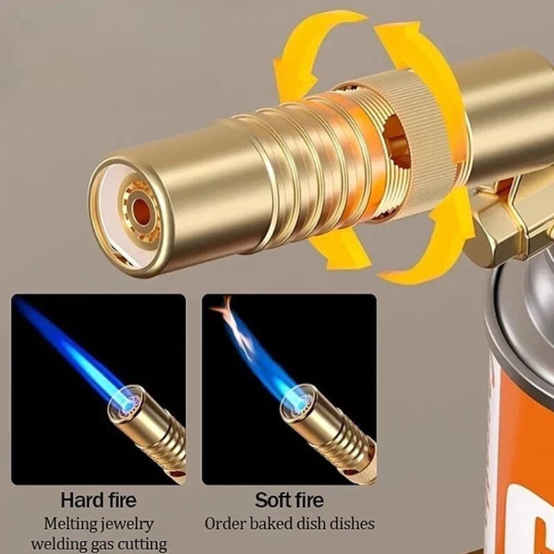Torcia a gas propano in bronzo per saldatura e bruciatore, pistola a fiamma calda per riparazioni domestiche