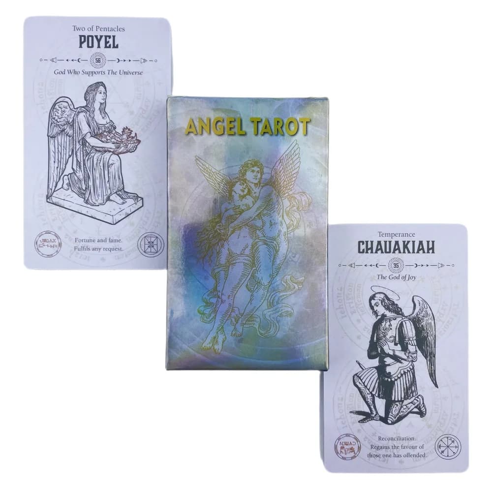 Romantic Love Angel Tarocchi Carte Mazzo di divinazione Versioni inglesi Edizione Oracle Board Giochi da tavolo per la festa