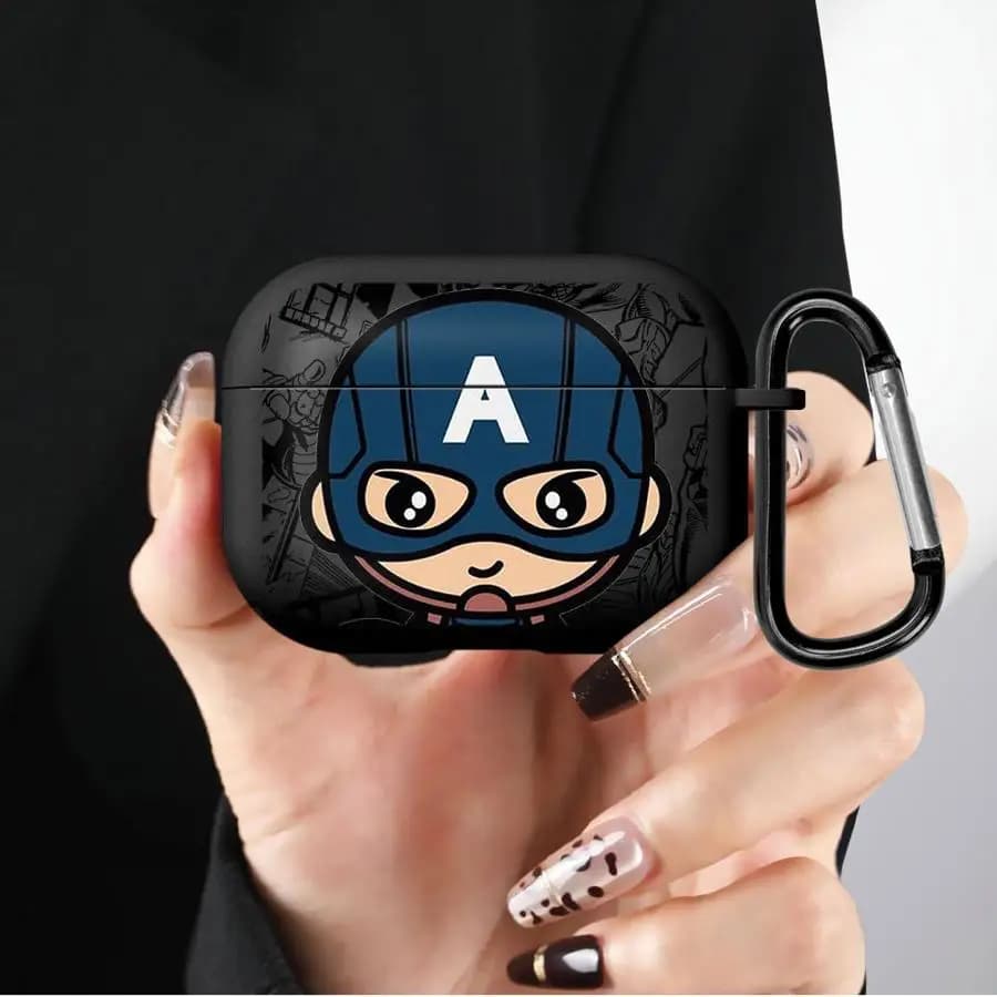 Custodie morbide per auricolari, custodia protettiva per Airpods 3 4 1 2 Pro3 Pro2 Pro Cartoon Marvel Spiderman Groot