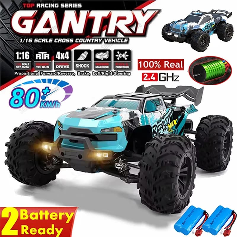 Auto RC SG116 MAX Brushless 4WD, Speed 80KM/H, Auto Racing Professional, 2.4G High Speed, Cars from Drift Offroad, Remote Toys