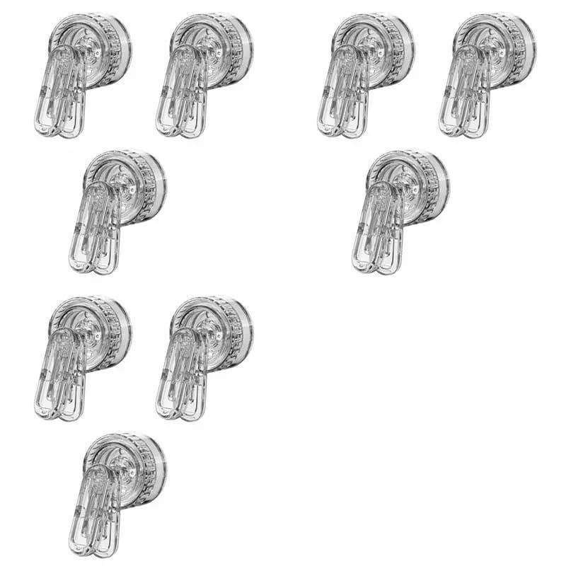 Rotating Suction Cup Storage Clips -Hooks,9PCS Multiple Suction Cup Clamp For Hanging Home Office Accessories B