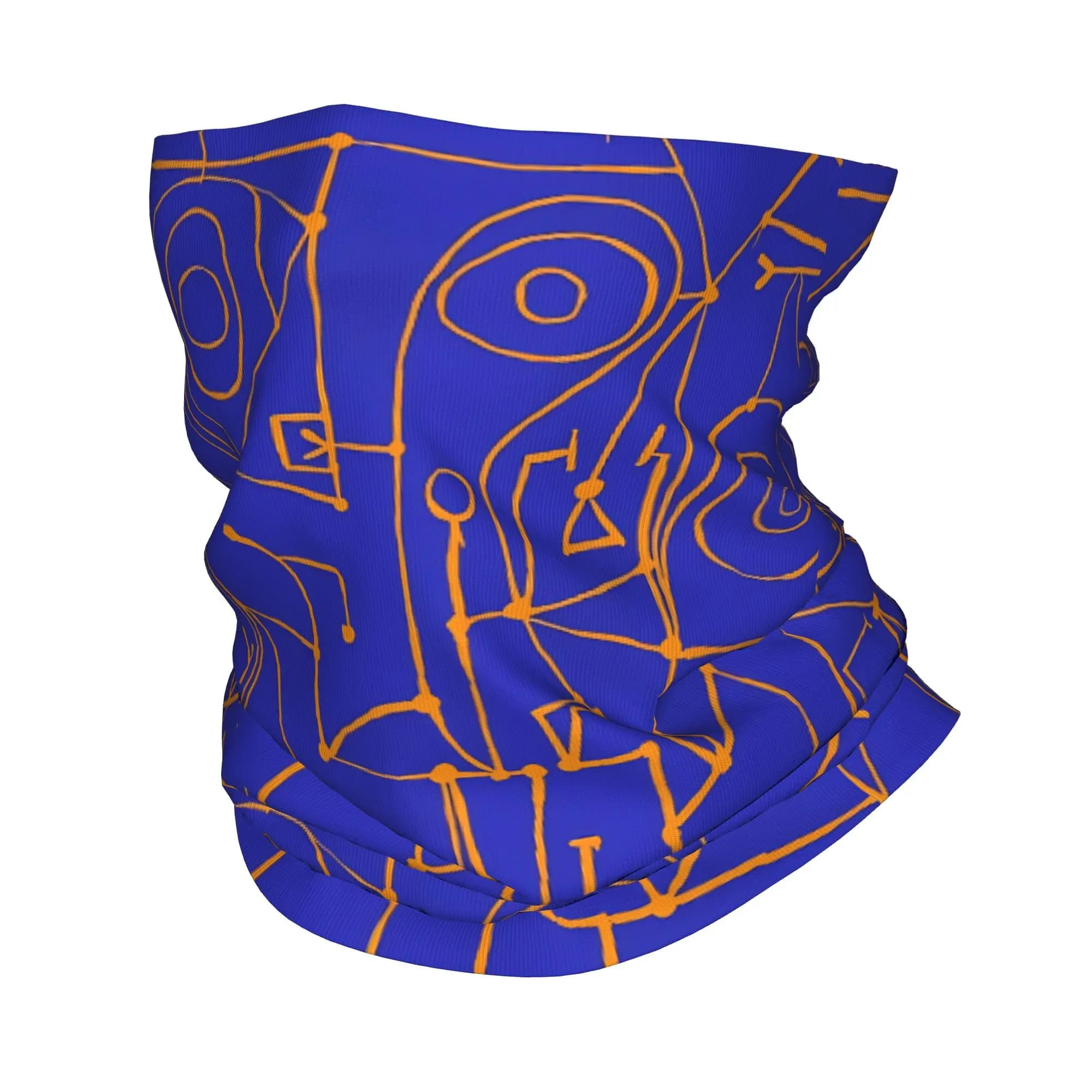 Bandana con linee cubiste di Picasso, sciarpa magica stampata, calda maschera per il viso, per la pesca, unisex, per adulti, invernale