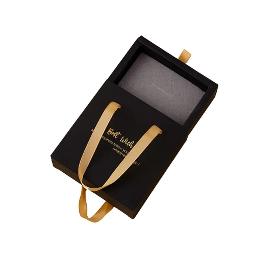 Scatola Regalo Antipolvere con Manico, Espositore per Gioielli, Contenitore per Bracciali, Scatola per Orecchini, Cassetto Portagioie, Confezione Regalo