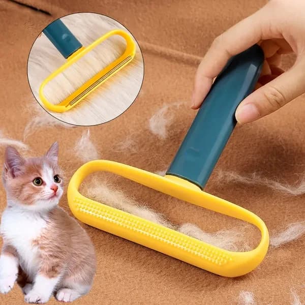 Spazzola per la Toelettatura degli Animali Domestici; Rullo Manuale per Rimuovere Peli di Cani e Gatti, Pulitore per Divani e Vestiti