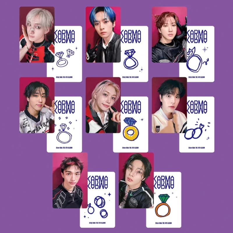 Stray Kids SKZ DOIT KARMA Mini Card Hwang Hyun-jin Bang Chan HAN Flash Card