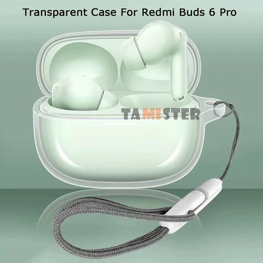 Soft TPU Case For Redmi Buds 6 Pro Transparent Protective Sleeve Skin Cover For Redmi Buds 6 Pro Wireless Earphones Protector