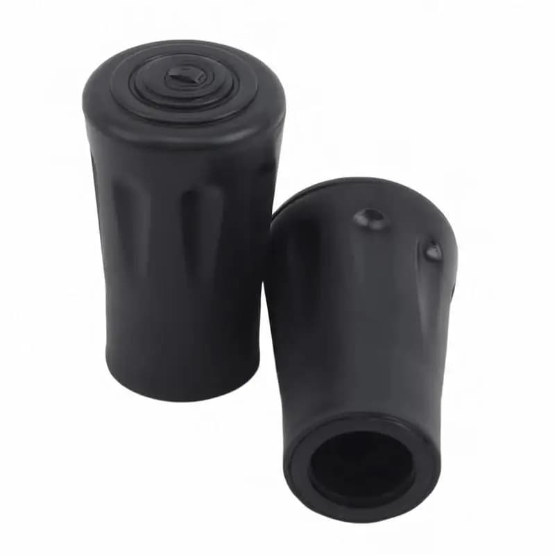 Trekking Pole Rubber Tips Shock Absorbing Hiking Pole Accessories Walking Stick Cap for Multi Terrain