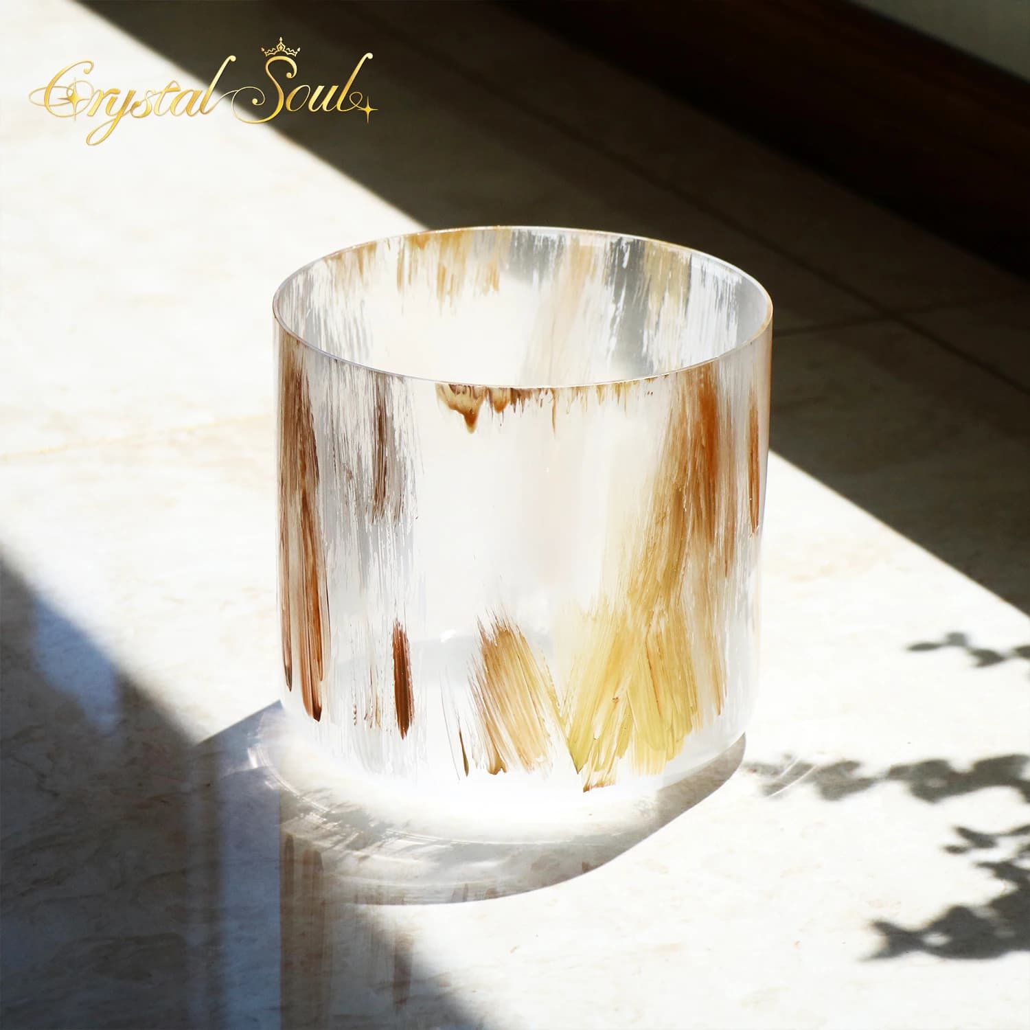 Crystal Soul 6.9 Inch 432Hz C Hand Painted Reiki Alchemy Crystal singing Bowl Customized Tone