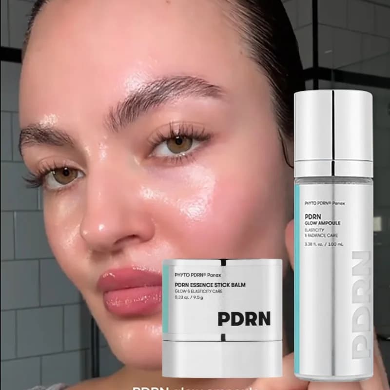Korean PDRN Collagen Moisturizing Serum, Lightweight Nourishing Essence Stick Improve Fine Line Efficient Firm Skin Skincare Set