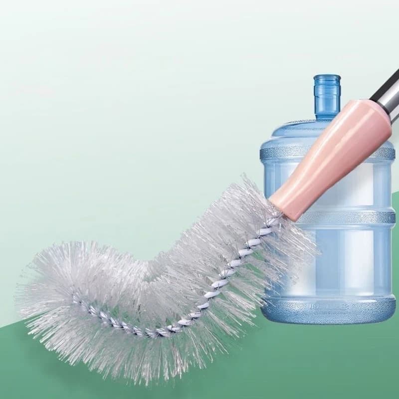 Spazzola per il lavaggio del secchio per uso domestico con asta in acciaio inossidabile Dispenser per acqua in plastica secchio per l'acqua spazzola per la pulizia gadget per la pulizia