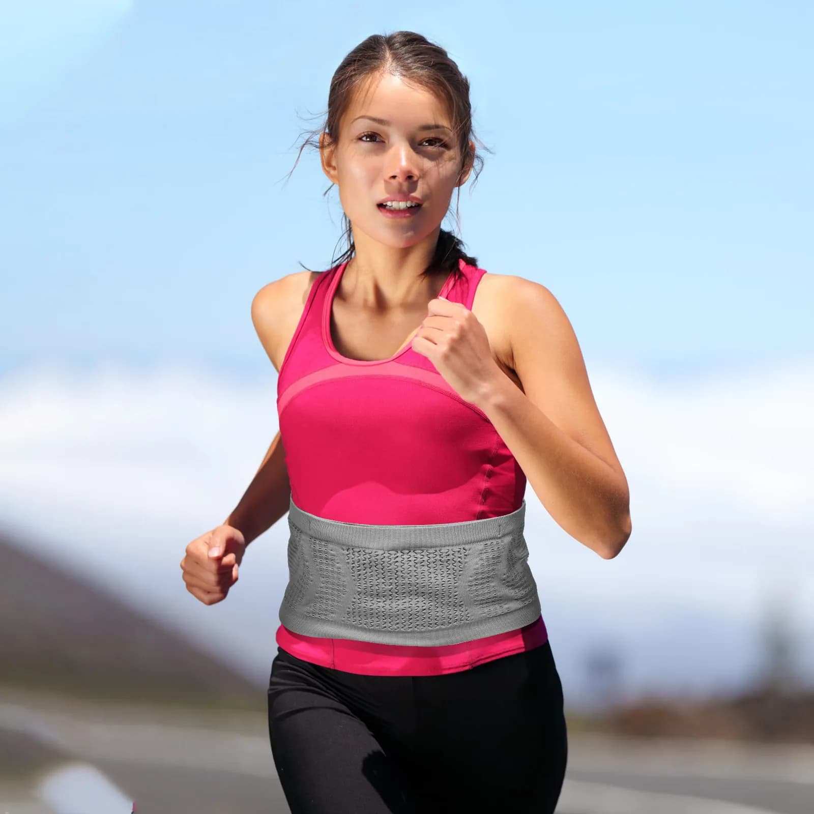Running Waist Pack Large Capacity Breathable Running Belt for Phone Keys Money Stable Fit Fanny Pack Hiking Travel Sports
