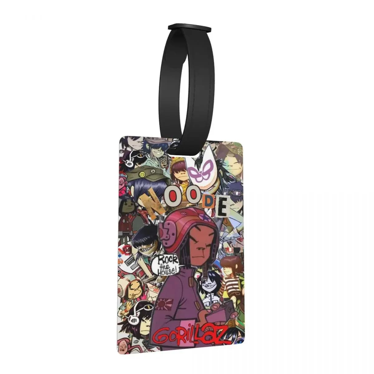 Music Band Gorillaz Etichette per bagagli Accessori per valigie Viaggio Bagagli portatili Etichetta per imbarco Porta etichette ID Nome Indirizzo