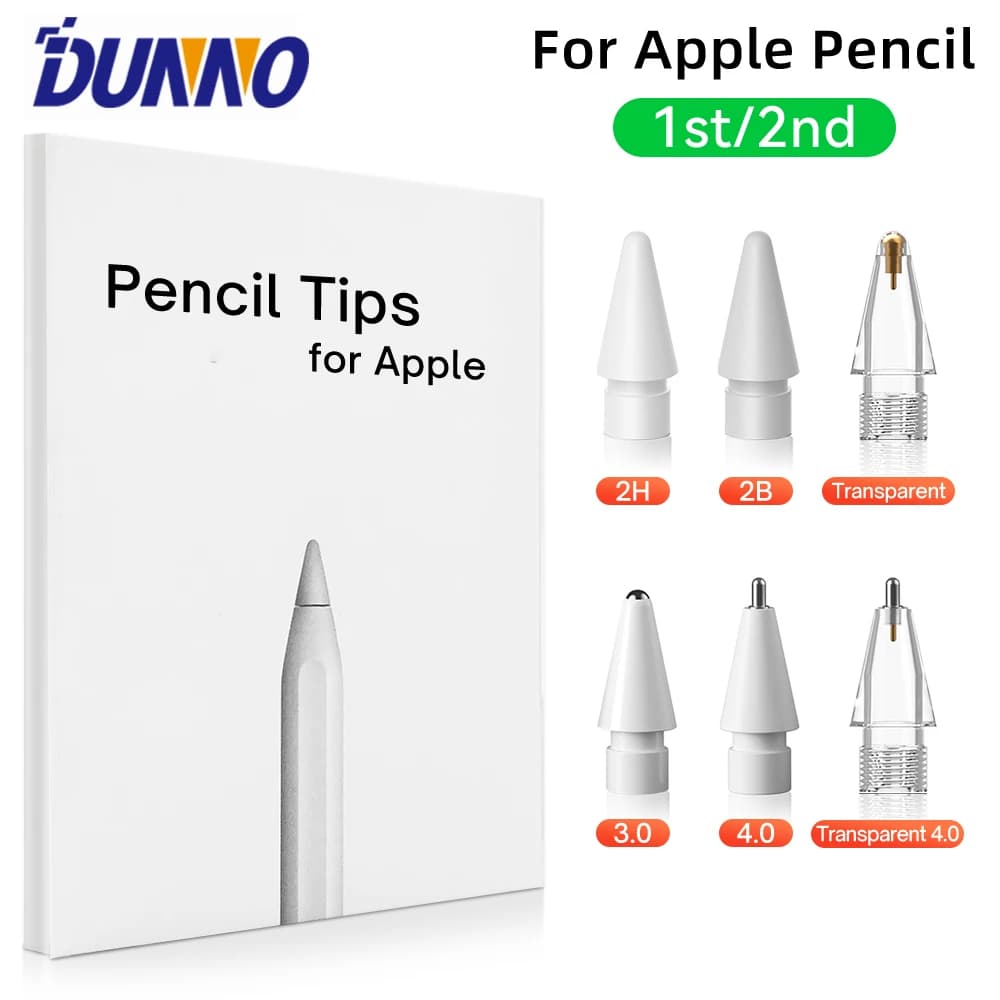 For Apple Pencil Pen Nib Pencil Case For Apple Pencil Tip 2B HB 3.0 Soft Hard For Apple Pencil 1st 2nd Generation Accessories