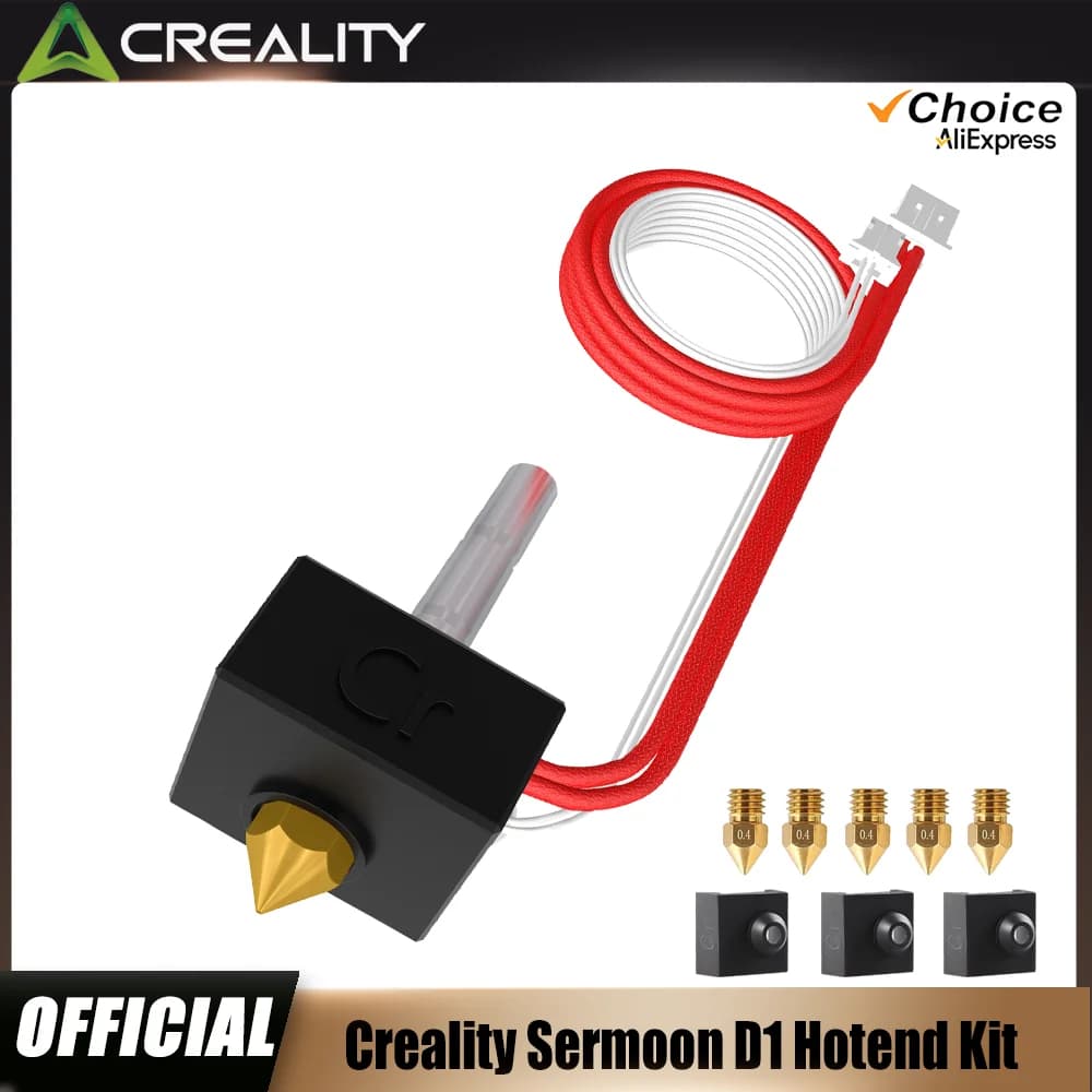 Official Creality Sermoon D1 Extruder Hotend Kit， Sermoon D1 Heating Block Kit，for Sermoon D1 3D Printer Parts