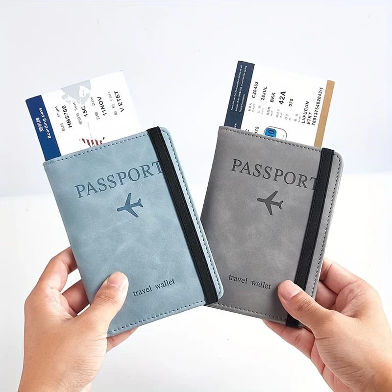 Passport Bag Protective Cover Anti-spy Chip Sleeve ID Card Holder for Bank Bag RFID for Overseas Travel ID Card Case