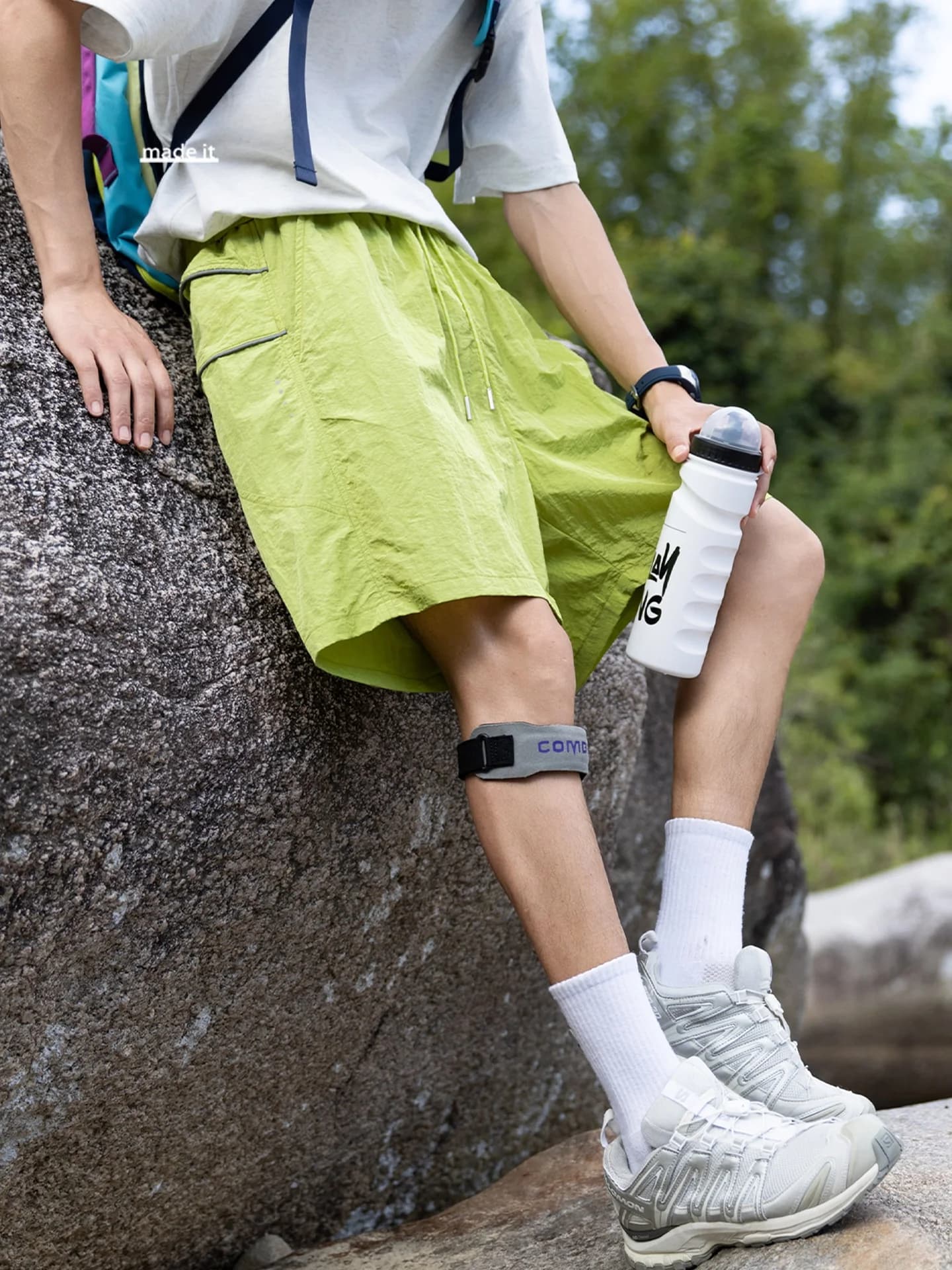MMOPTOP Pantaloncini da Uomo in Seta Ghiaccio ad Asciugatura Rapida, Sottili Estivi, Sportivi, da Spiaggia, Boxer Grandi, di Tendenza, a Cinque Quarti
